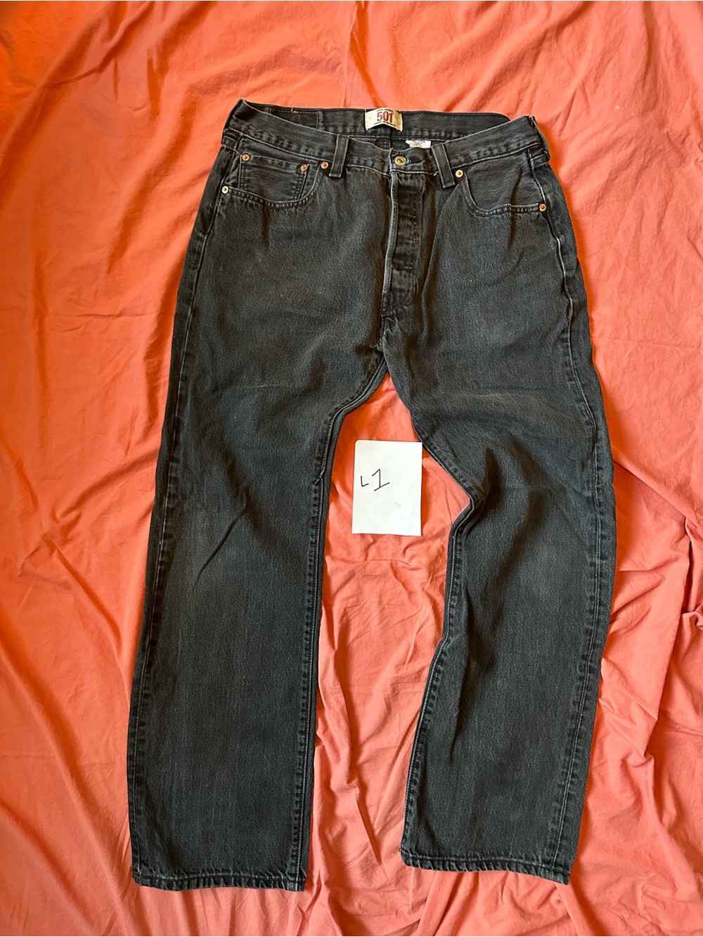 Vintage Levi's Black Denim Jeans